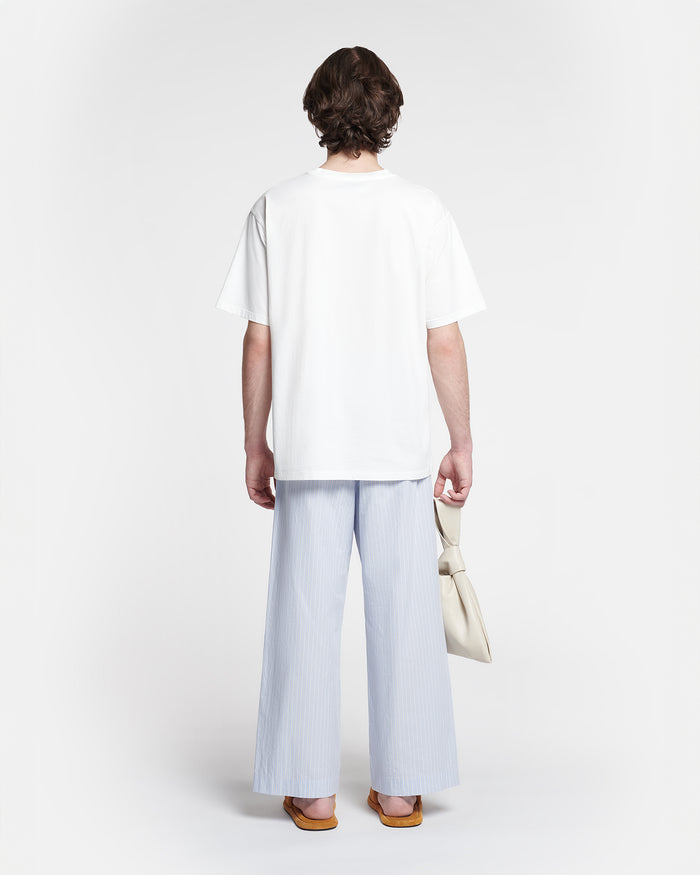 Reece - Embroidered T-shirt  - Off White