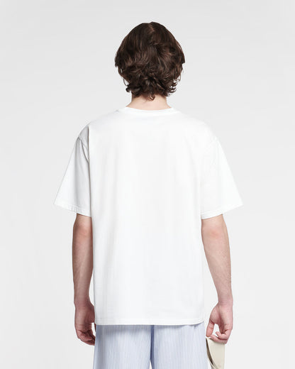 Reece - Embroidered T-shirt  - Off White