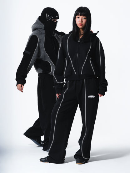Reflective Sweatpants Black