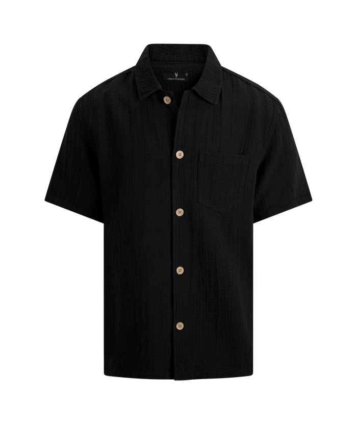 Urban Pioneers Male Reggie SS Shirt SS SHIRT BLACK