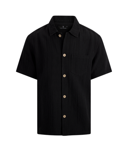Urban Pioneers Male Reggie SS Shirt SS SHIRT BLACK