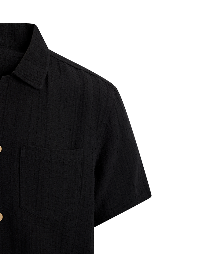 Urban Pioneers Male Reggie SS Shirt SS SHIRT BLACK