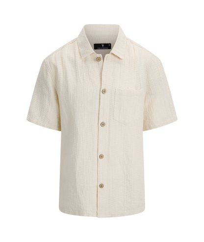 Urban Pioneers Male Reggie SS Shirt SS SHIRT CREAM