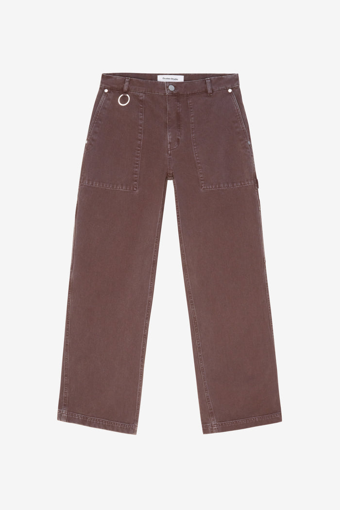ETUDES STUDIO REGULAR CARPENTER PANT BROWN 1