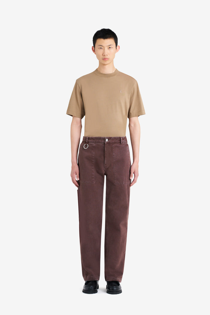 ETUDES STUDIO REGULAR CARPENTER PANT BROWN 2