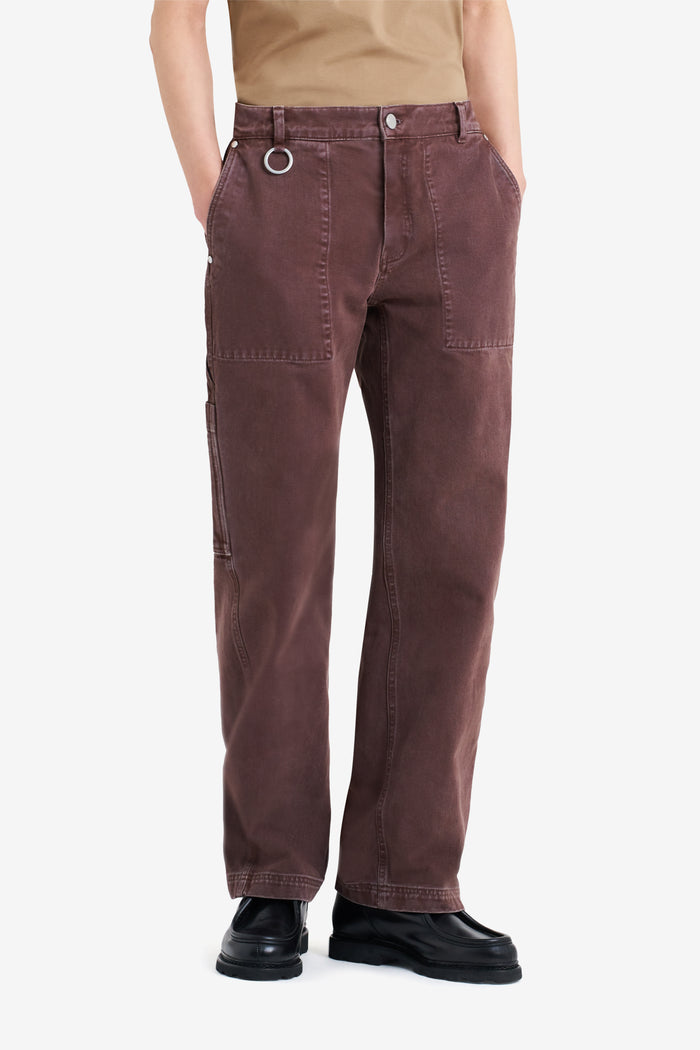 ETUDES STUDIO REGULAR CARPENTER PANT BROWN 3