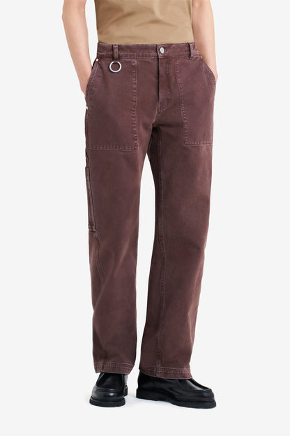 ETUDES STUDIO REGULAR CARPENTER PANT BROWN 3