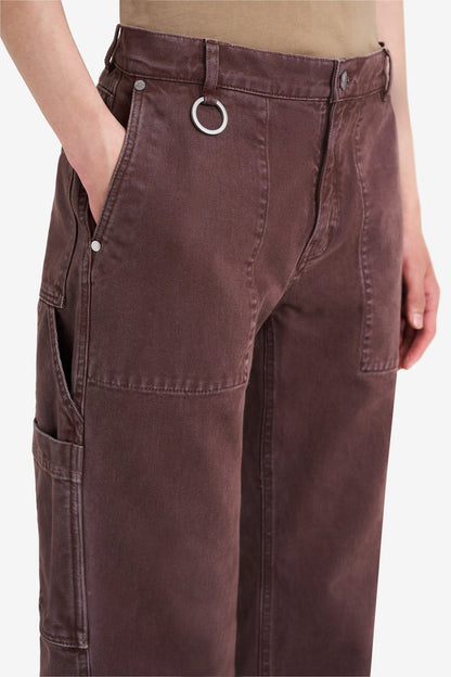 ETUDES STUDIO REGULAR CARPENTER PANT BROWN 4