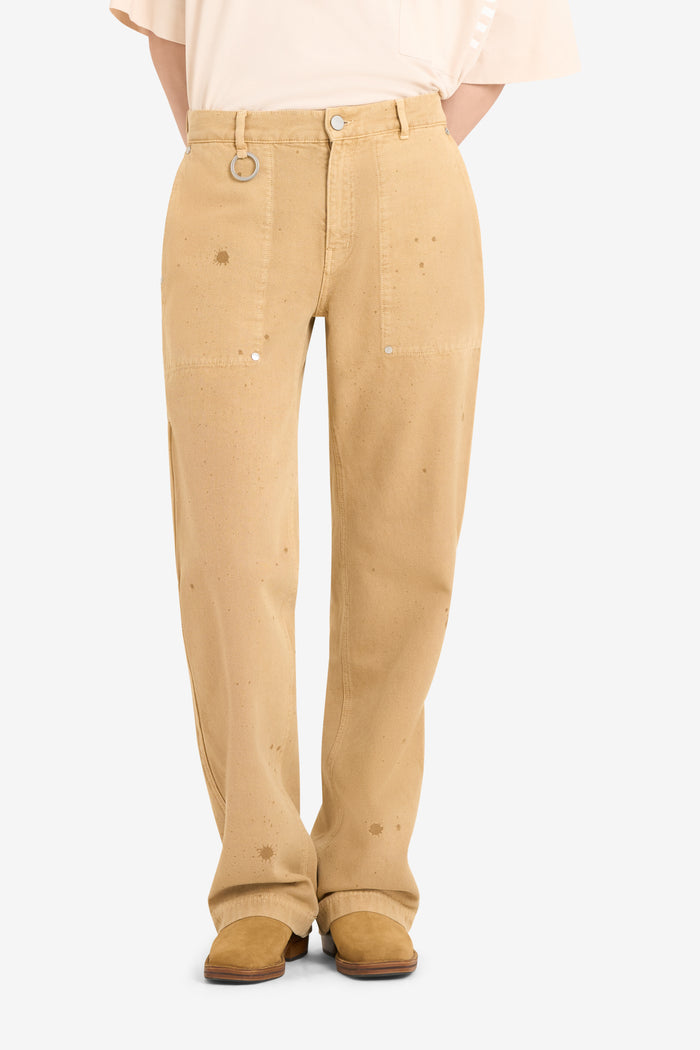 ETUDES STUDIO REGULAR CARPENTER PANTS CAMEL 3