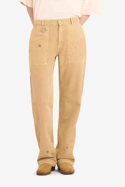 ETUDES STUDIO REGULAR CARPENTER PANTS CAMEL 3