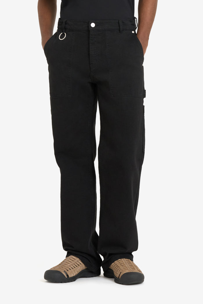 ETUDES STUDIO REGULAR CARPENTER PANTS BLACK 2