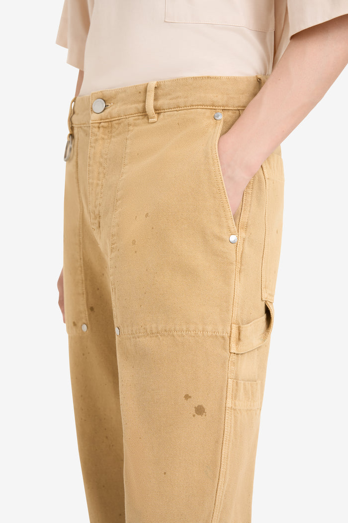 ETUDES STUDIO REGULAR CARPENTER PANTS CAMEL 4