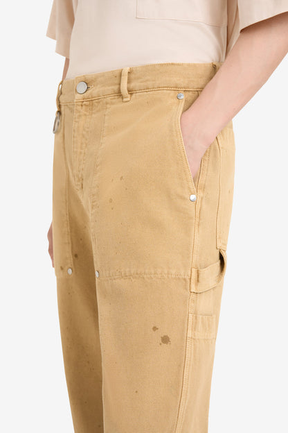 ETUDES STUDIO REGULAR CARPENTER PANTS CAMEL 4