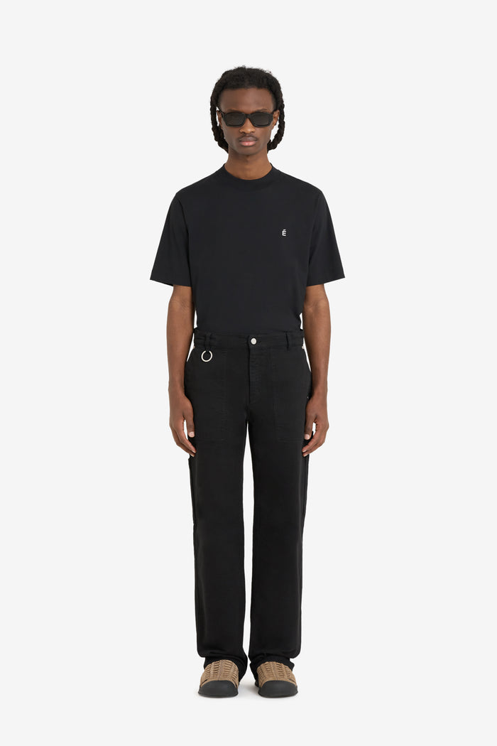 ETUDES STUDIO REGULAR CARPENTER PANTS BLACK 3