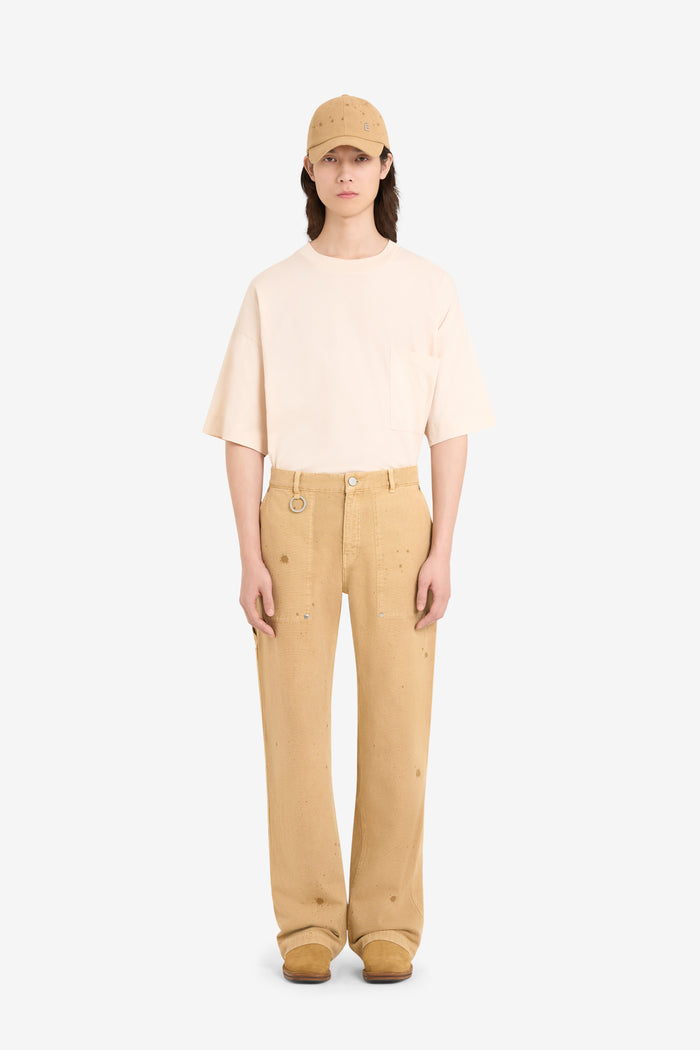 ETUDES STUDIO REGULAR CARPENTER PANTS CAMEL 2