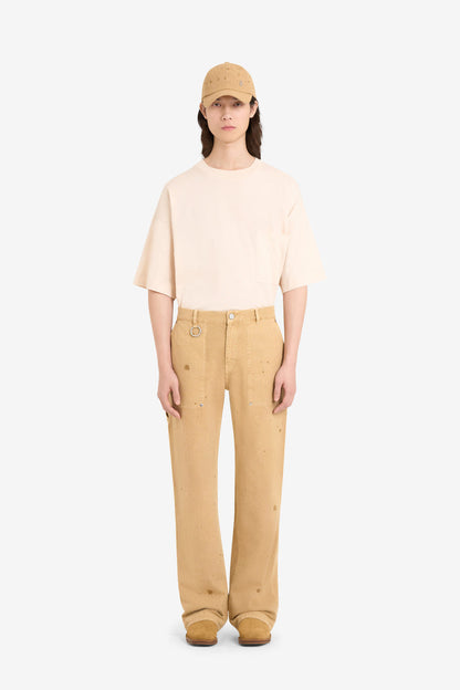 ETUDES STUDIO REGULAR CARPENTER PANTS CAMEL 2