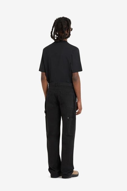 ETUDES STUDIO REGULAR CARPENTER PANTS BLACK 4