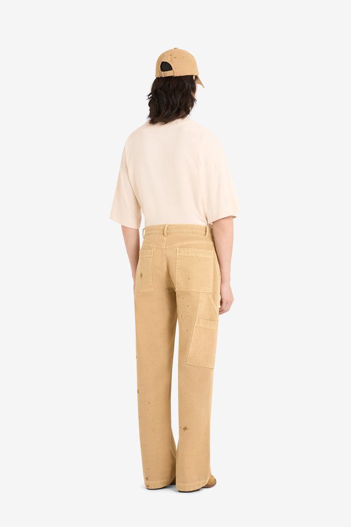 ETUDES STUDIO REGULAR CARPENTER PANTS CAMEL 5