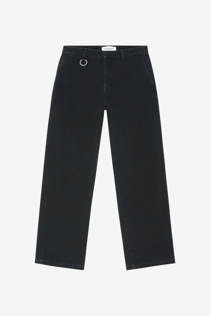 ETUDES STUDIO REGULAR CHINO PANT BLACK 1