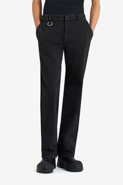 ETUDES STUDIO REGULAR CHINO PANT BLACK 3