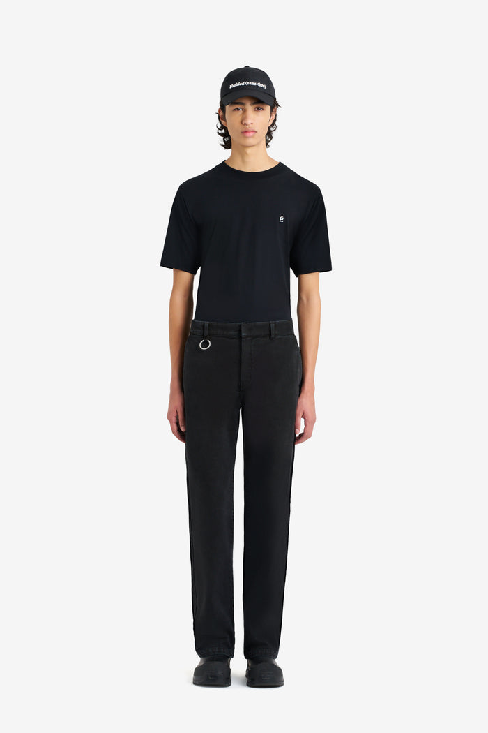 ETUDES STUDIO REGULAR CHINO PANT BLACK 2