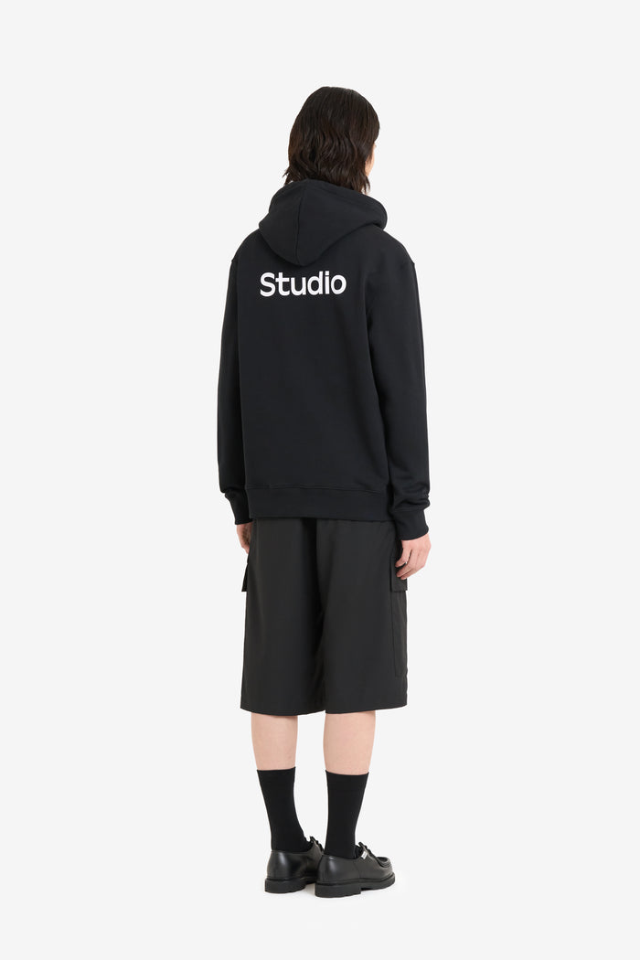 ETUDES STUDIO REGULAR HOODIE BLACK 4