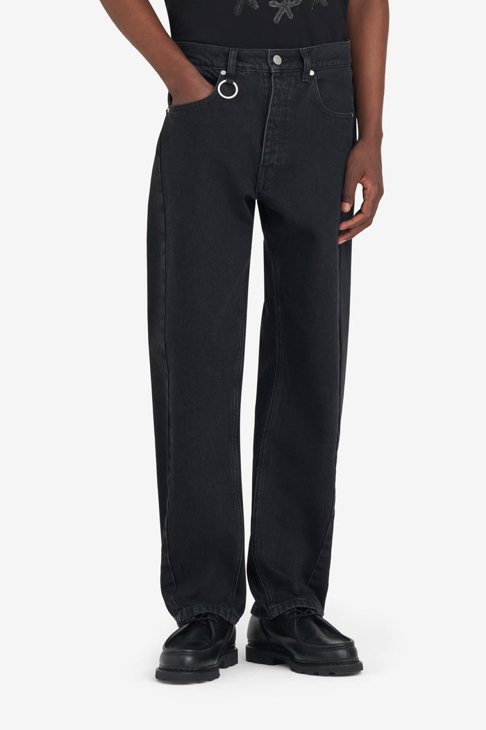 ETUDES STUDIO REGULAR JEANS TWIST BLACK 2