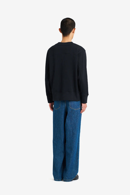 ETUDES STUDIO RELAX CREW NECK PEACE BLACK 5