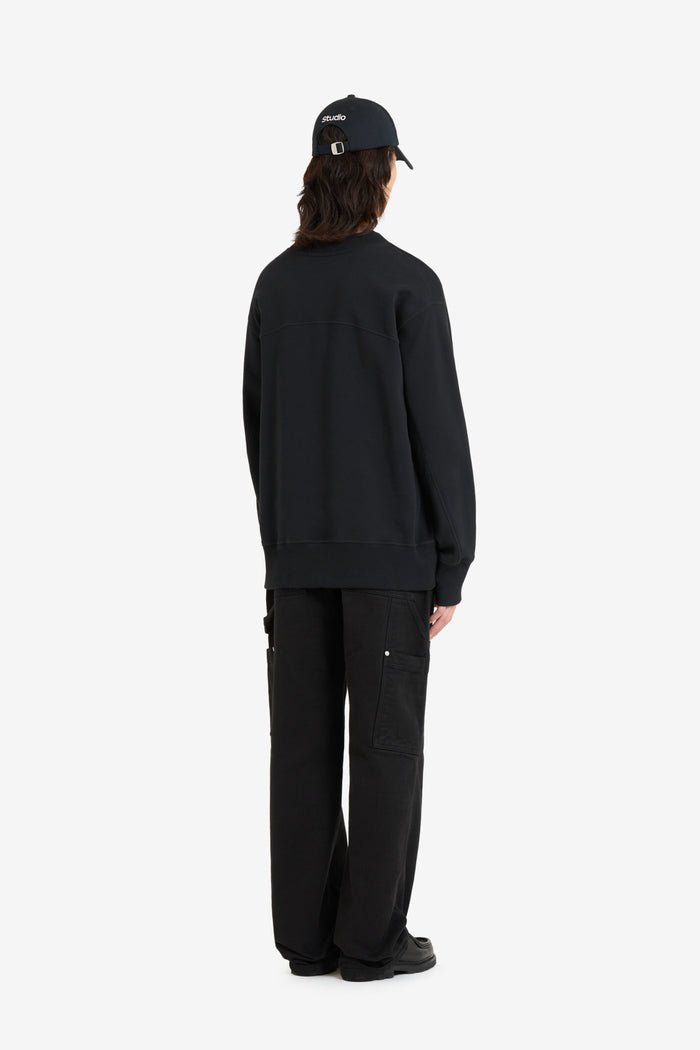 ETUDES STUDIO RELAX CREWNECK BLACK 5