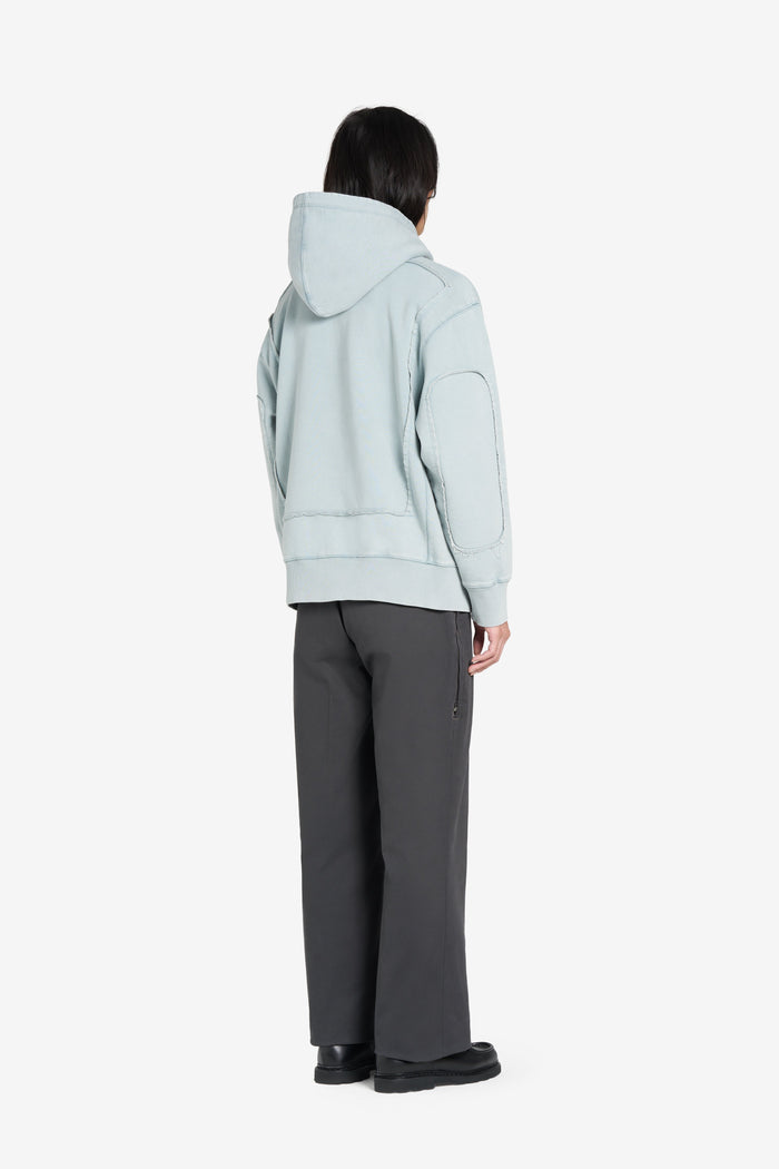 ÉTUDES STUDIO RELAX HOODIE CIRCLE BLUE GRAY 2