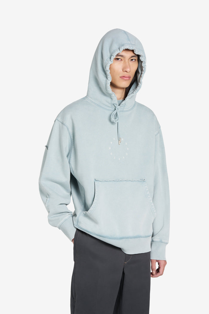 ÉTUDES STUDIO RELAX HOODIE CIRCLE BLUE GRAY 2