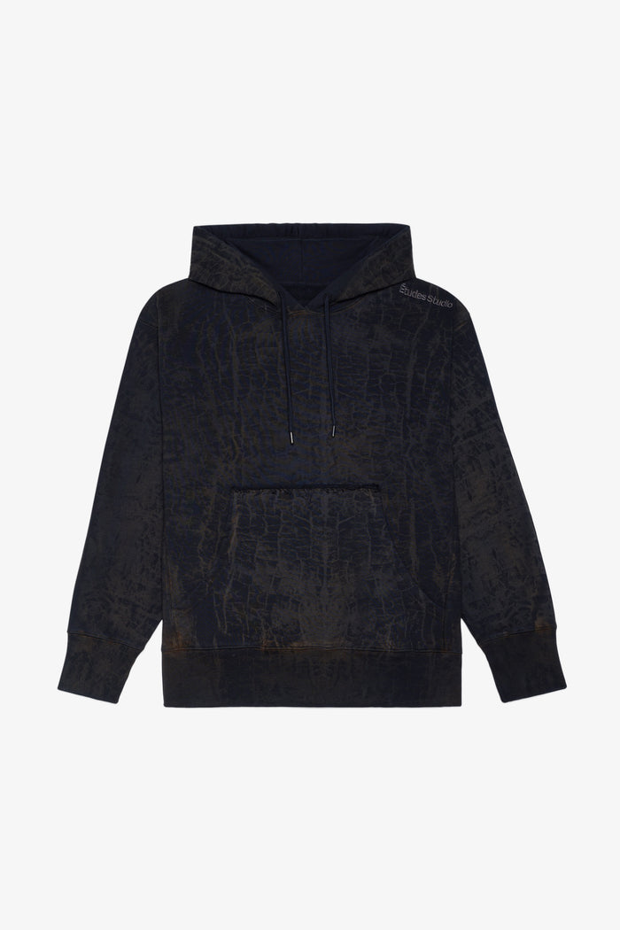 RELAX HOODIE OPTIONS CRACKED XXS / BLACK