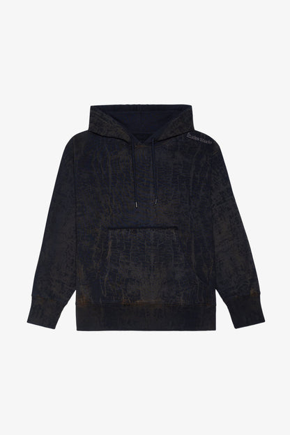 RELAX HOODIE OPTIONS CRACKED XXS / BLACK