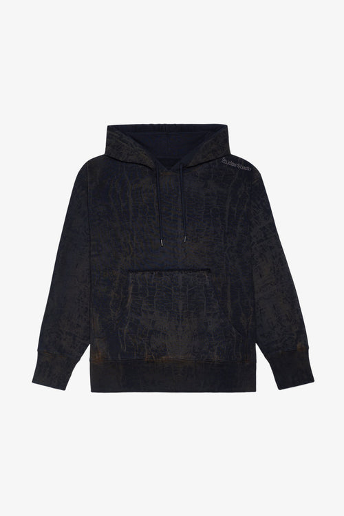 RELAX HOODIE OPTIONS CRACKED XXS / BLACK
