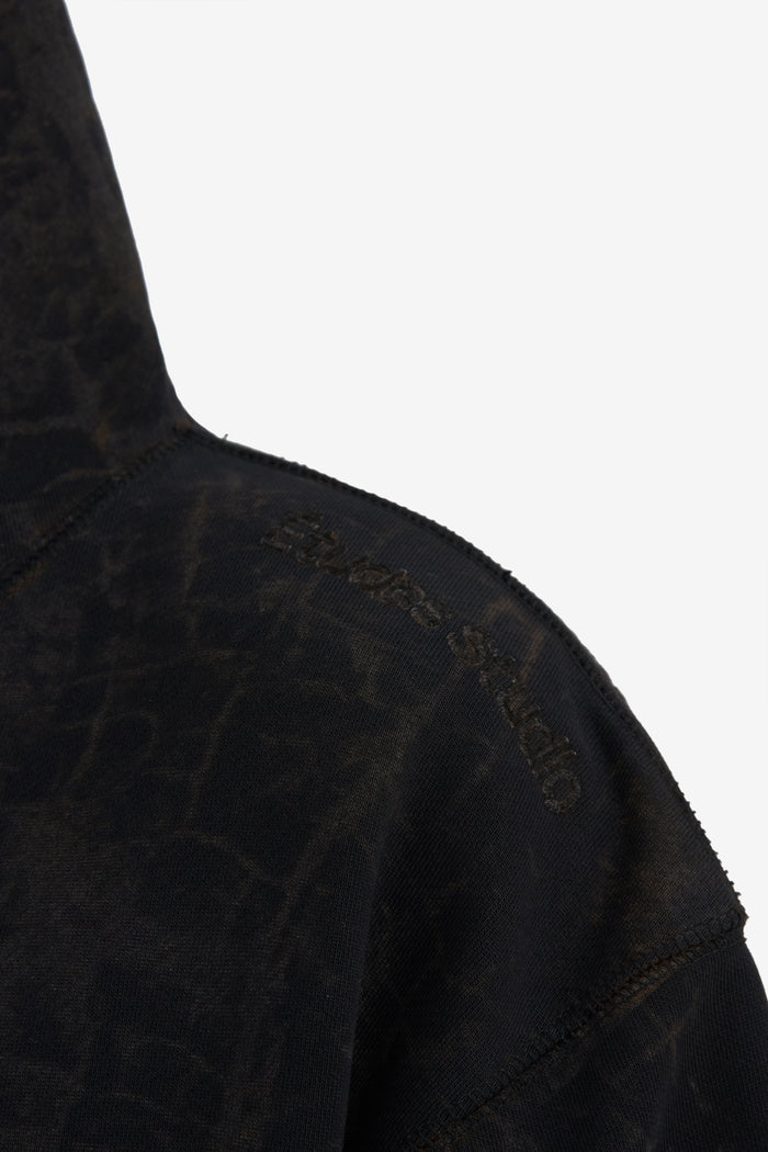 RELAX HOODIE OPTIONS CRACKED XXS / BLACK