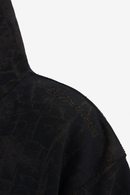 RELAX HOODIE OPTIONS CRACKED XXS / BLACK