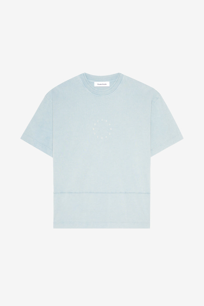 ÉTUDES STUDIO RELAX T-SHIRT CIRCLE BLUE GRAY 1
