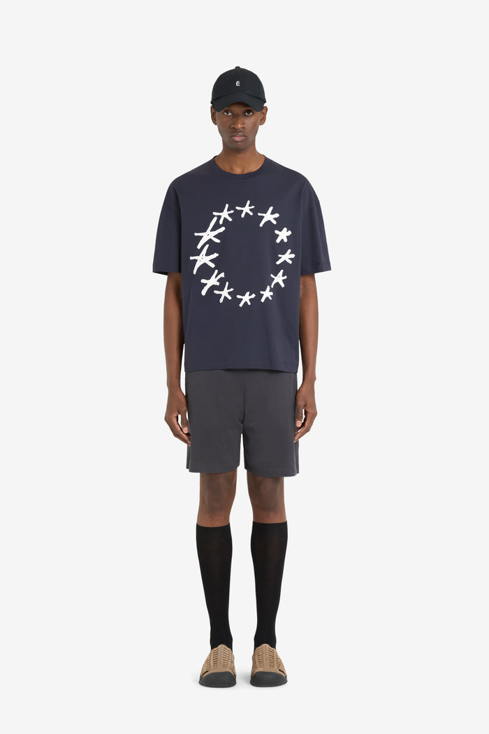 ETUDES STUDIO RELAX T-SHIRT STARS NAVY 2