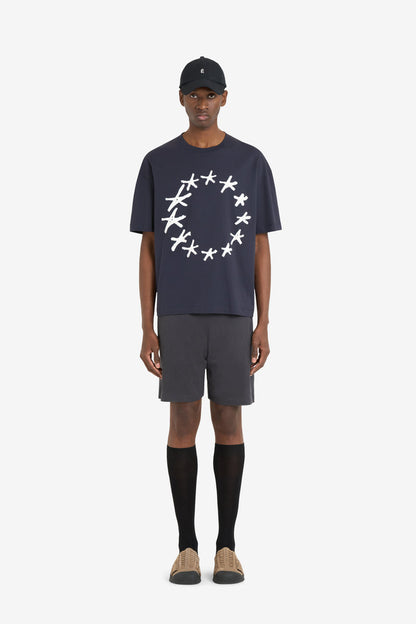 ETUDES STUDIO RELAX T-SHIRT STARS NAVY 2
