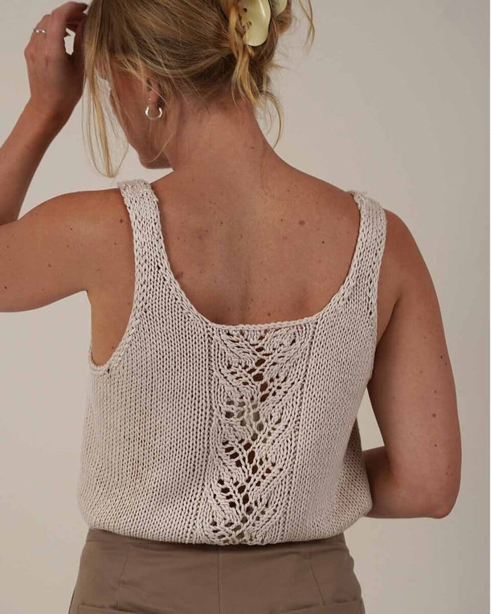 Rēsu summer top, Önling No 14 knitting kit