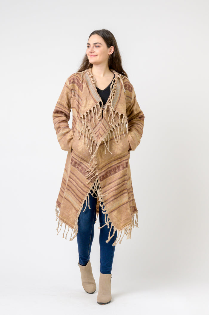 Rhea Nepali Plain Jhalar Robe (Assorted)