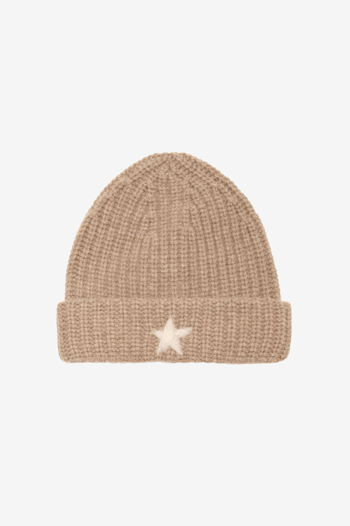 ETUDES STUDIO RIBBED BEANIE STAR BEIGE 1