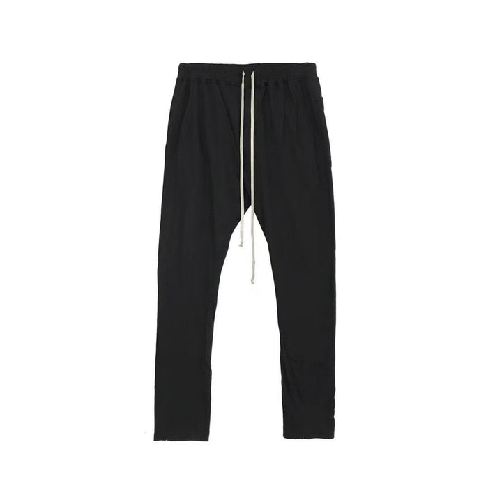 RICK OWENS DRKSHDW Men's Berlin Drawstring Black Pants RN