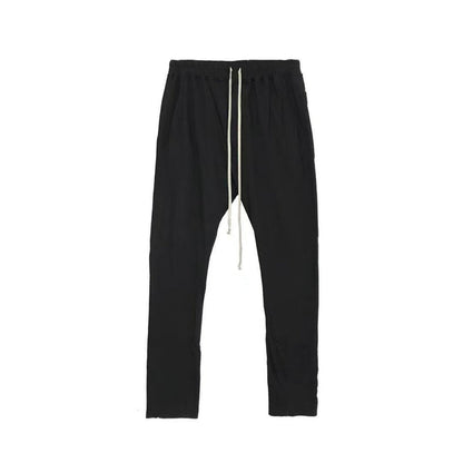 RICK OWENS DRKSHDW Men's Berlin Drawstring Black Pants RN