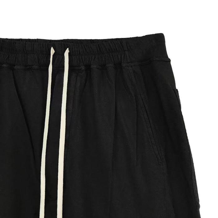 RICK OWENS DRKSHDW Men's Berlin Drawstring Black Pants RN