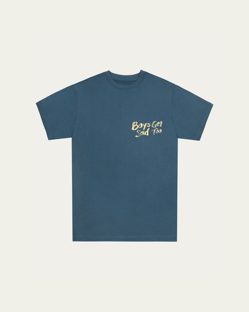 RIDE THE WAVES NAVY TEE