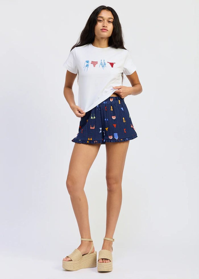 Rini Short - Navy Red Multi