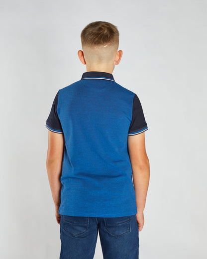 Robinson Birdseye Polo Navy/Blue