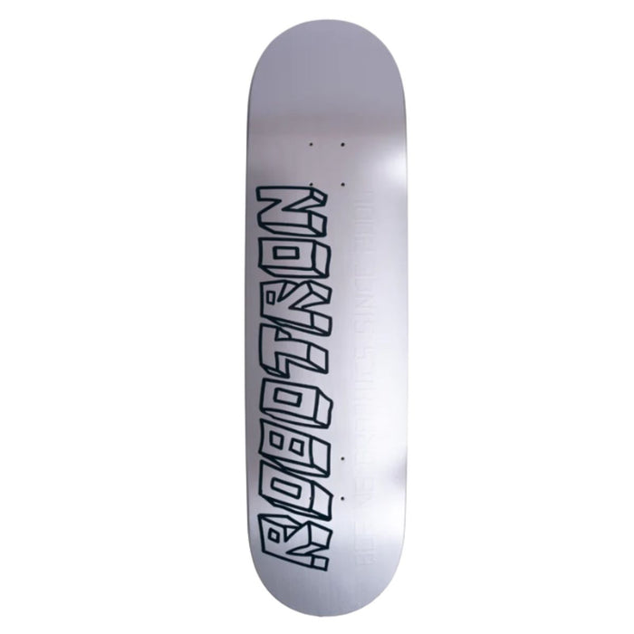 Robotron Boring Graphic Deck 8.5 OG Robo Shape Silver