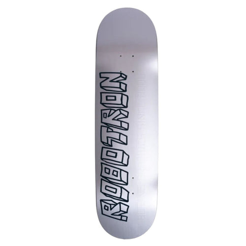 Robotron Boring Graphic Deck 8.5 OG Robo Shape Silver